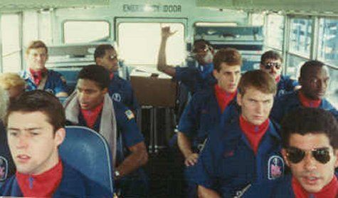 cast on bus