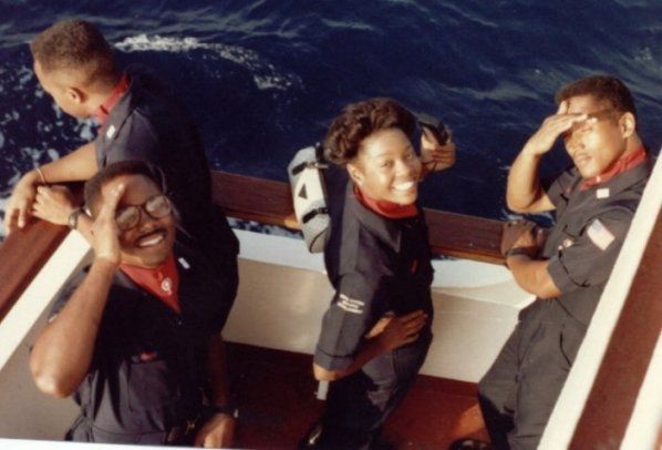 on boat