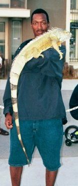 guy with lizard